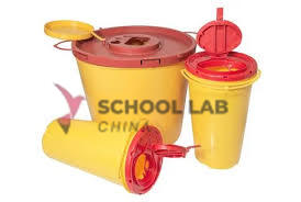 Container, sharps, leak-proof plastic,4L